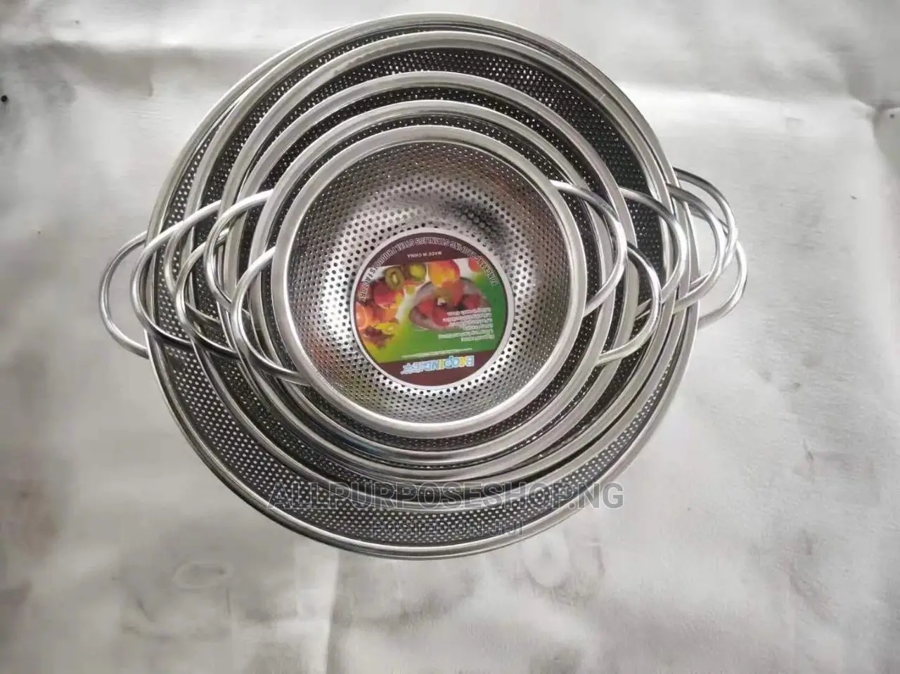 6pcs Stainless Sieve