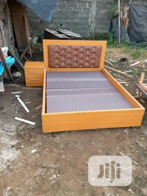 Bedframe With Quality Material HDF 4andhalf by 6feet