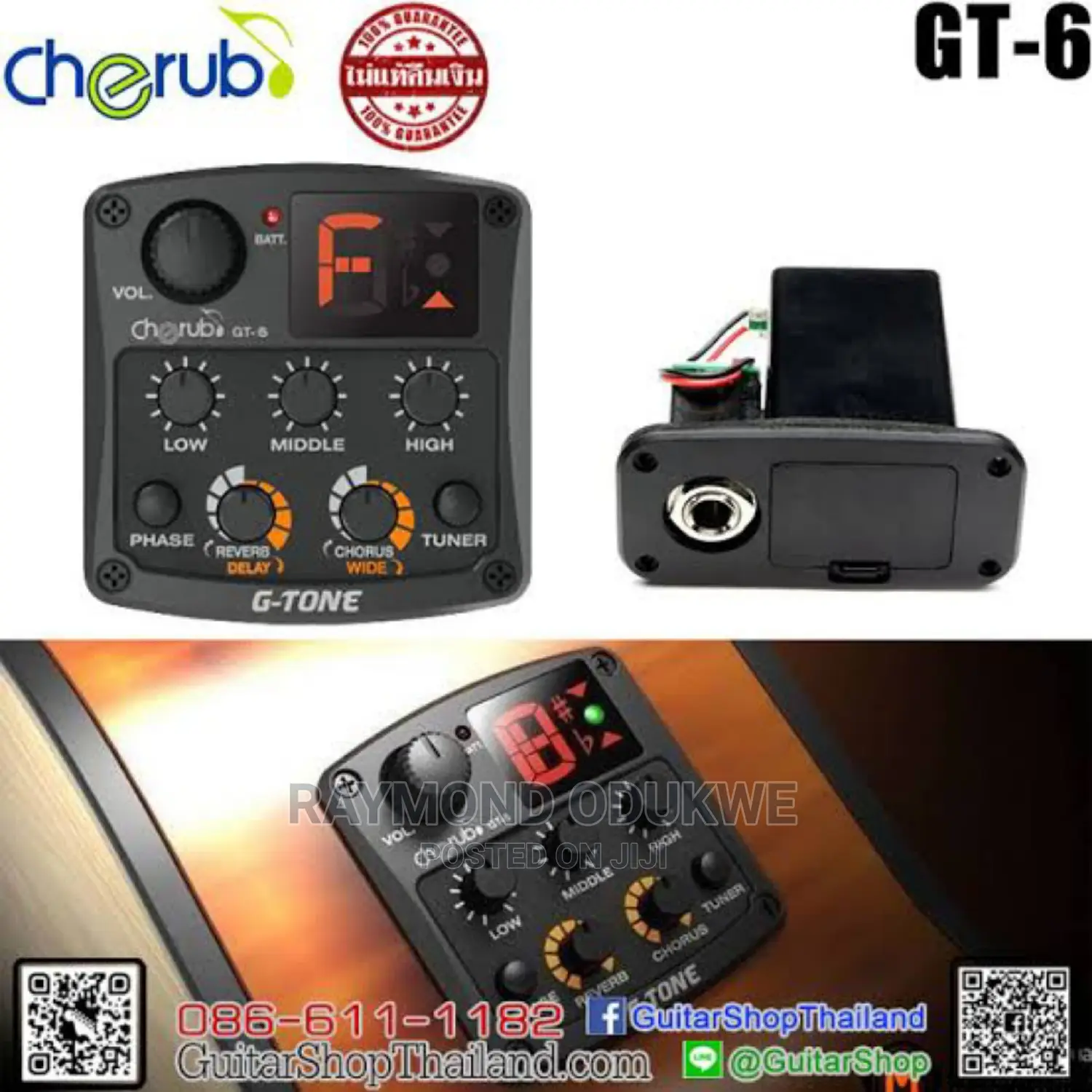 Acoustic Guitar Pre Amp With Inbuilt Guitar Effects