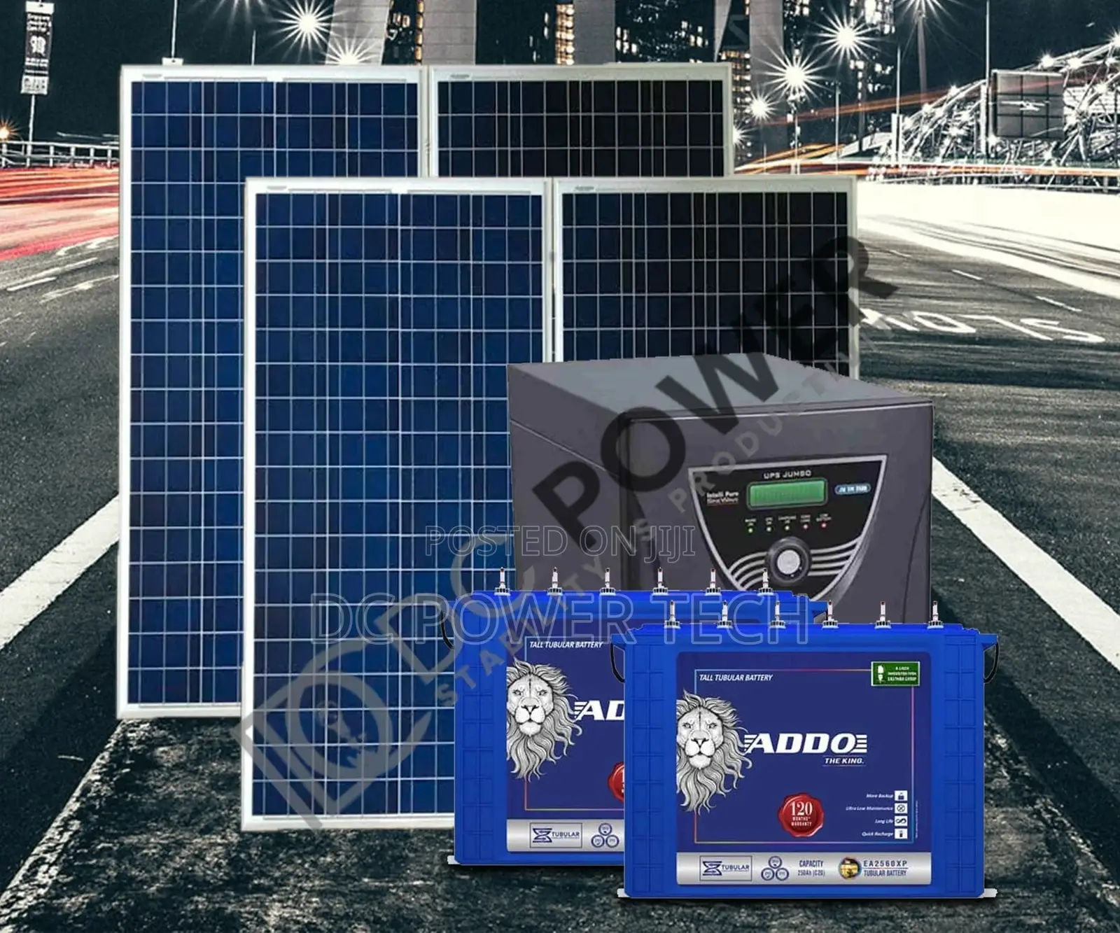 3kva- 2 Batteries 4 Solar Panel Solar Inverter Installation