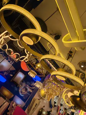 By4 Ring Luxury Led Dropping Chandelier Quality 3color