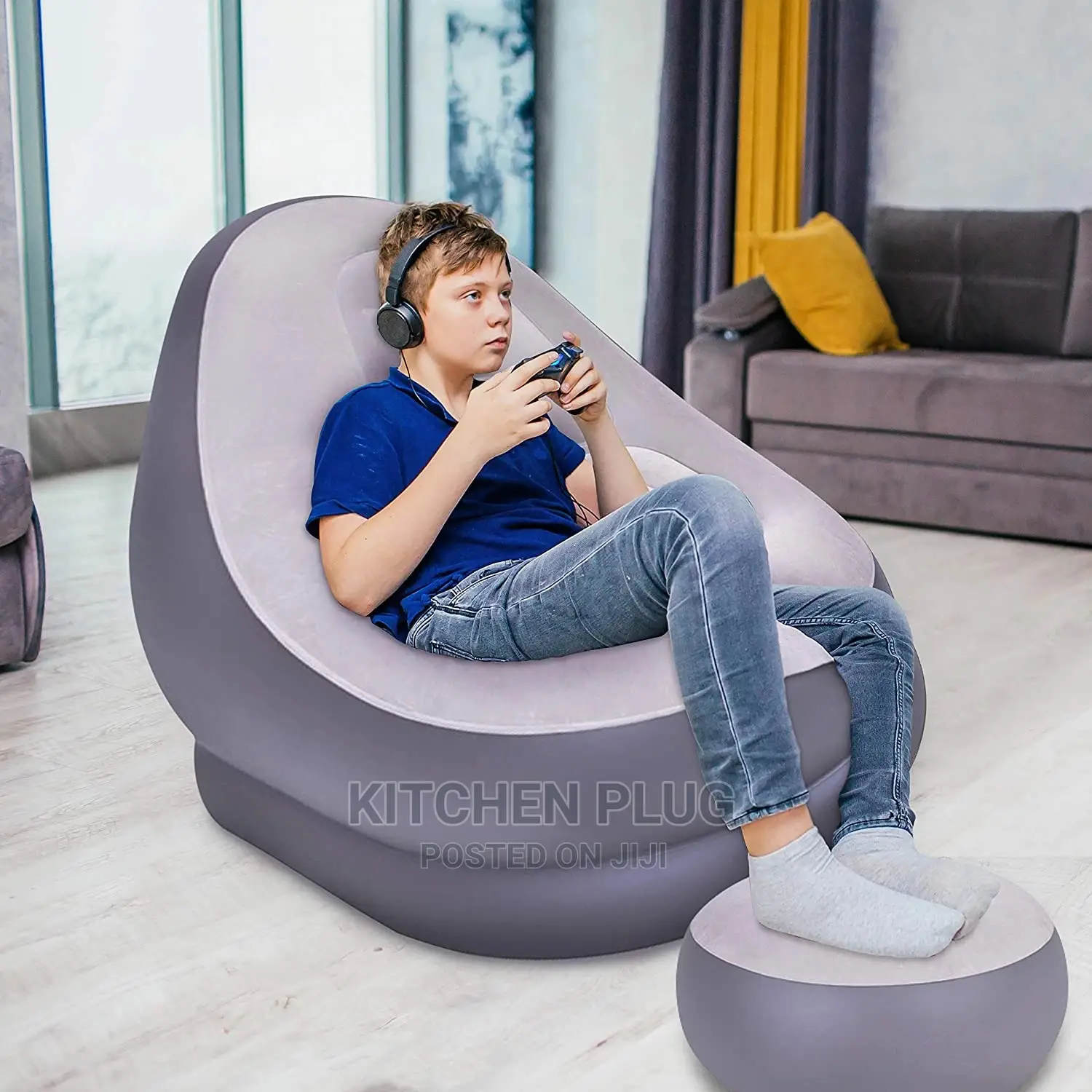 Deluxe Lounger With Foot Stool