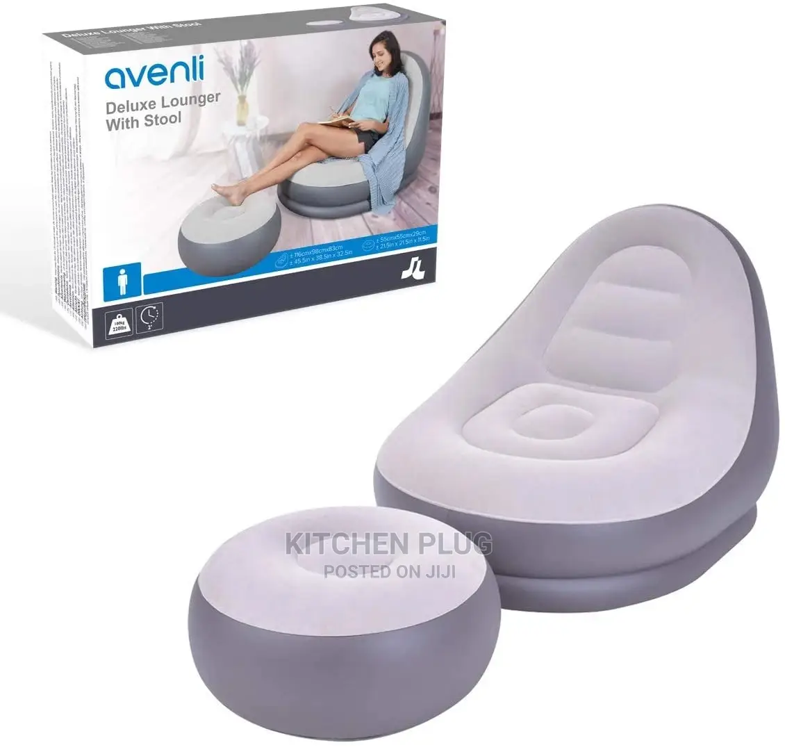 Deluxe Lounger With Foot Stool