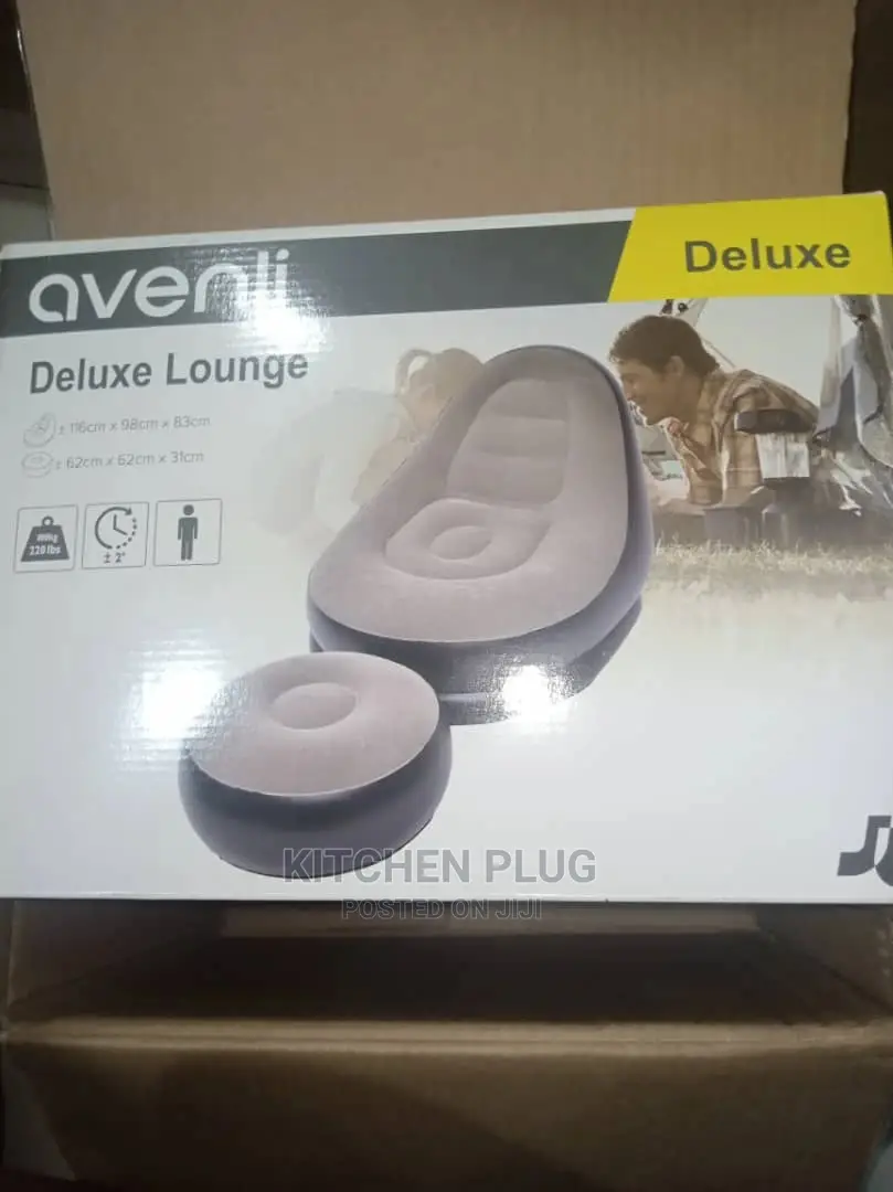 Deluxe Lounger With Foot Stool