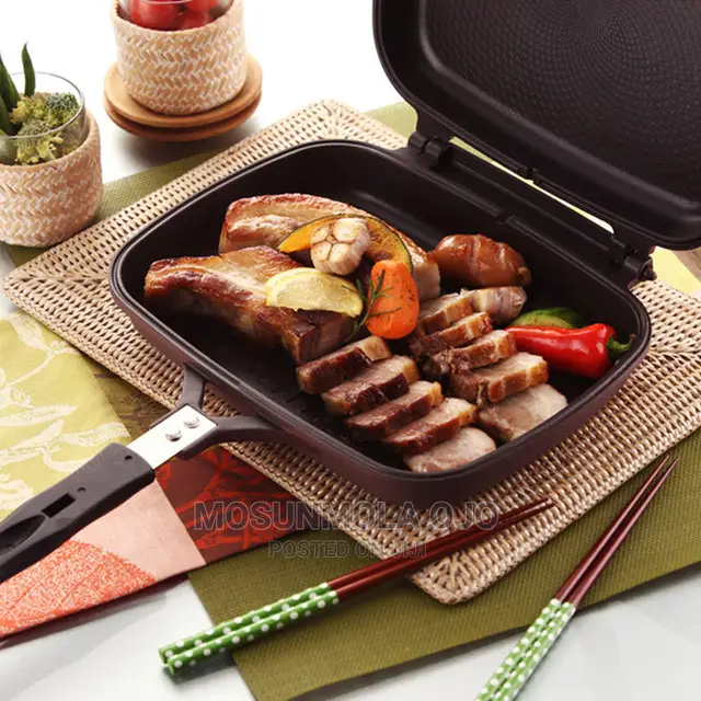 36cm Double Sided Grill Pan