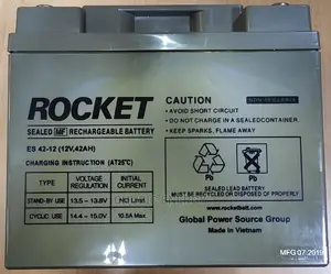 Rocket 42AH 12V Battery