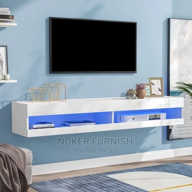 Floating Tv Stand With Led Lights