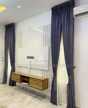 Luxury Full Wall Length Royal Curtains.