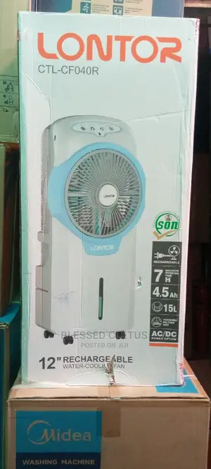 Lontorn 12" Rechargeable Water Cooling Fan