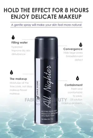 Cold Stamp All Nighter Makeup Fixer Spray.