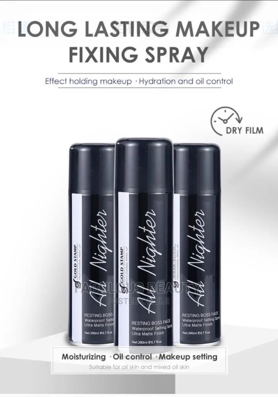 Cold Stamp All Nighter Makeup Fixer Spray.