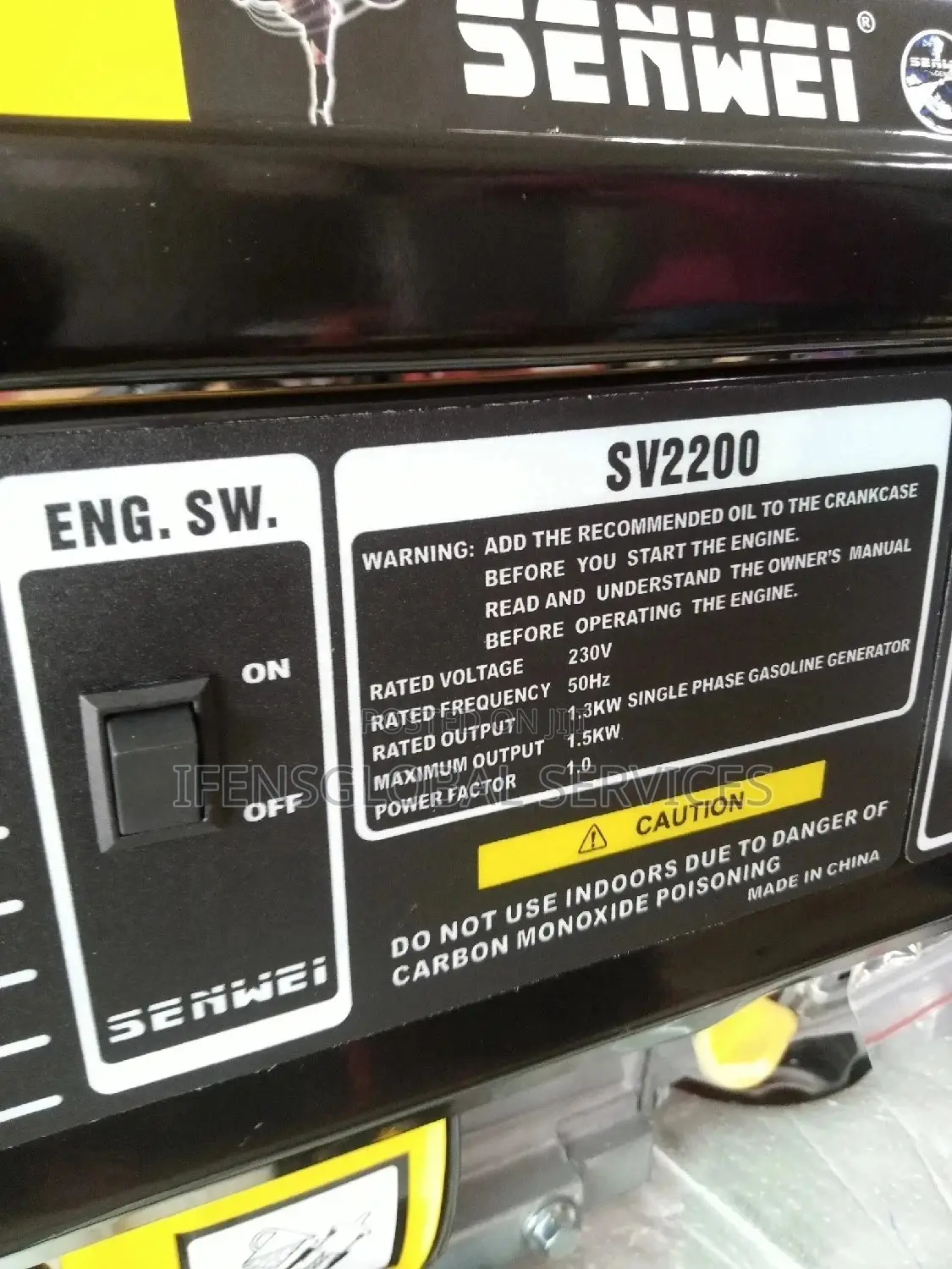 1.5kva Senwei Generator
