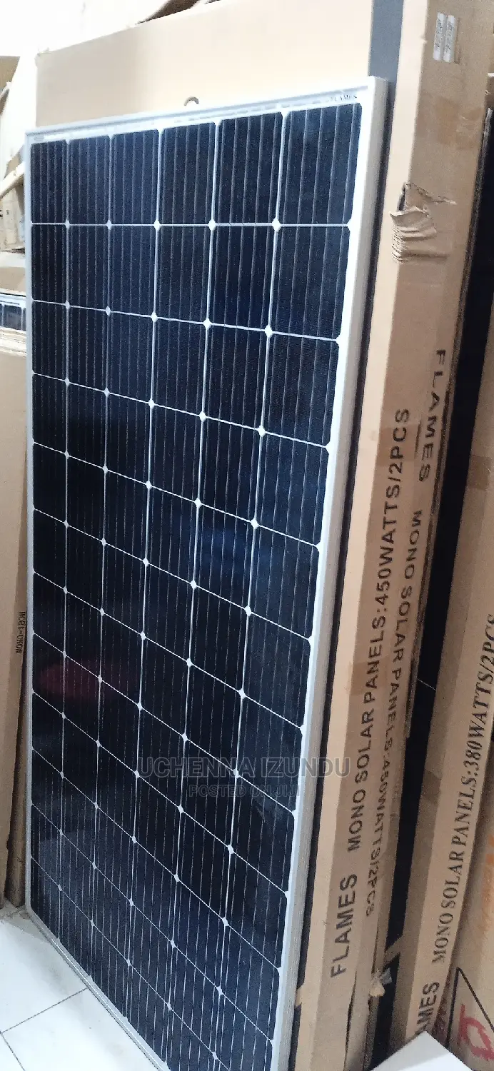 Quality 450watts Mono Crystalline Solar Panel.