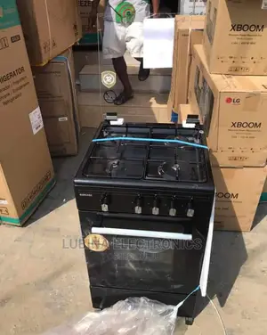 Brand New BRUHM 50×50 All Gas Standing Gas Cooker(Black)