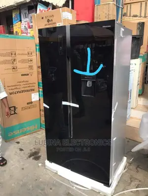 Brand New HISENSE Side by Side Refrigerator/Black Colour/