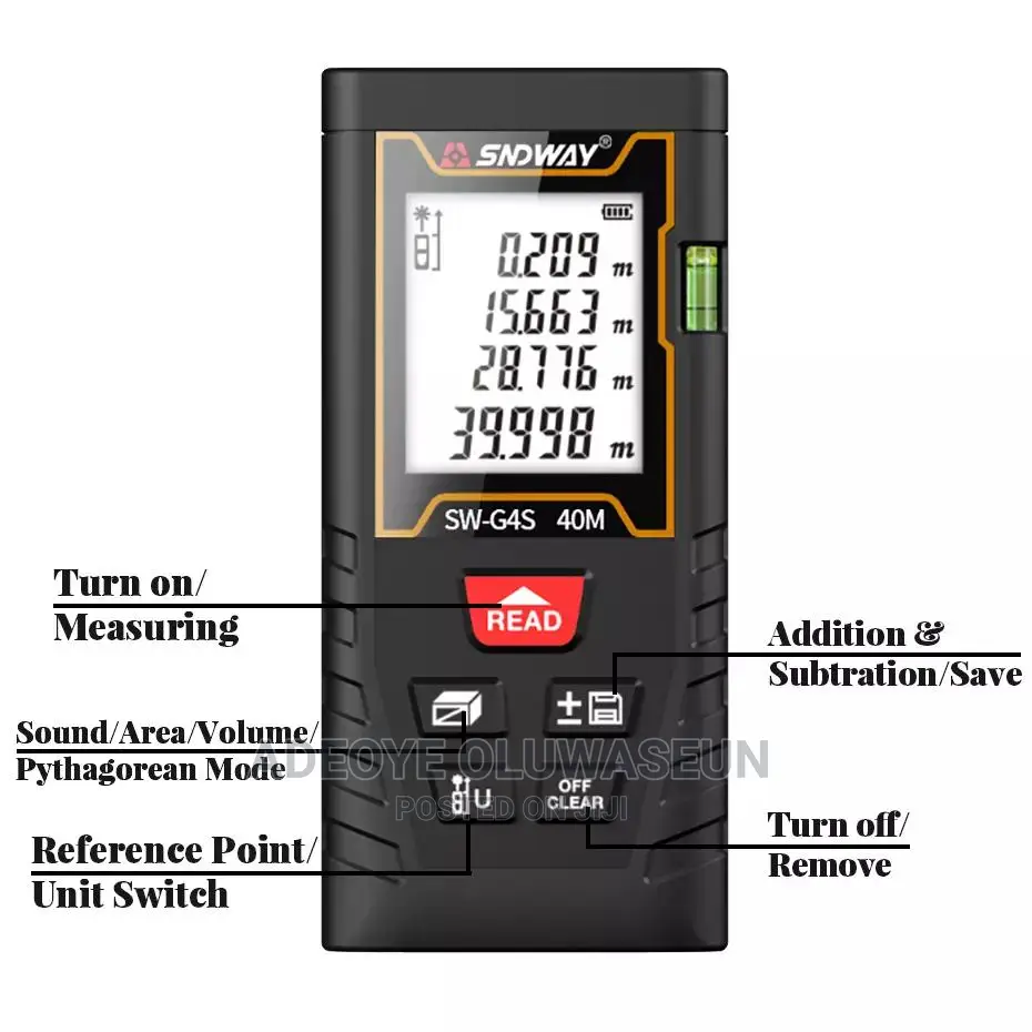 40m Laser Distance Meter