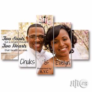 Personalized 5 Piece Canvas Wall Art