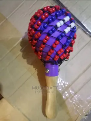 Pair of Maracas With Beads