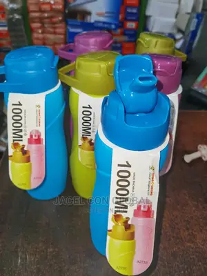 Plastic Waterbottle With Straw (1000ml)