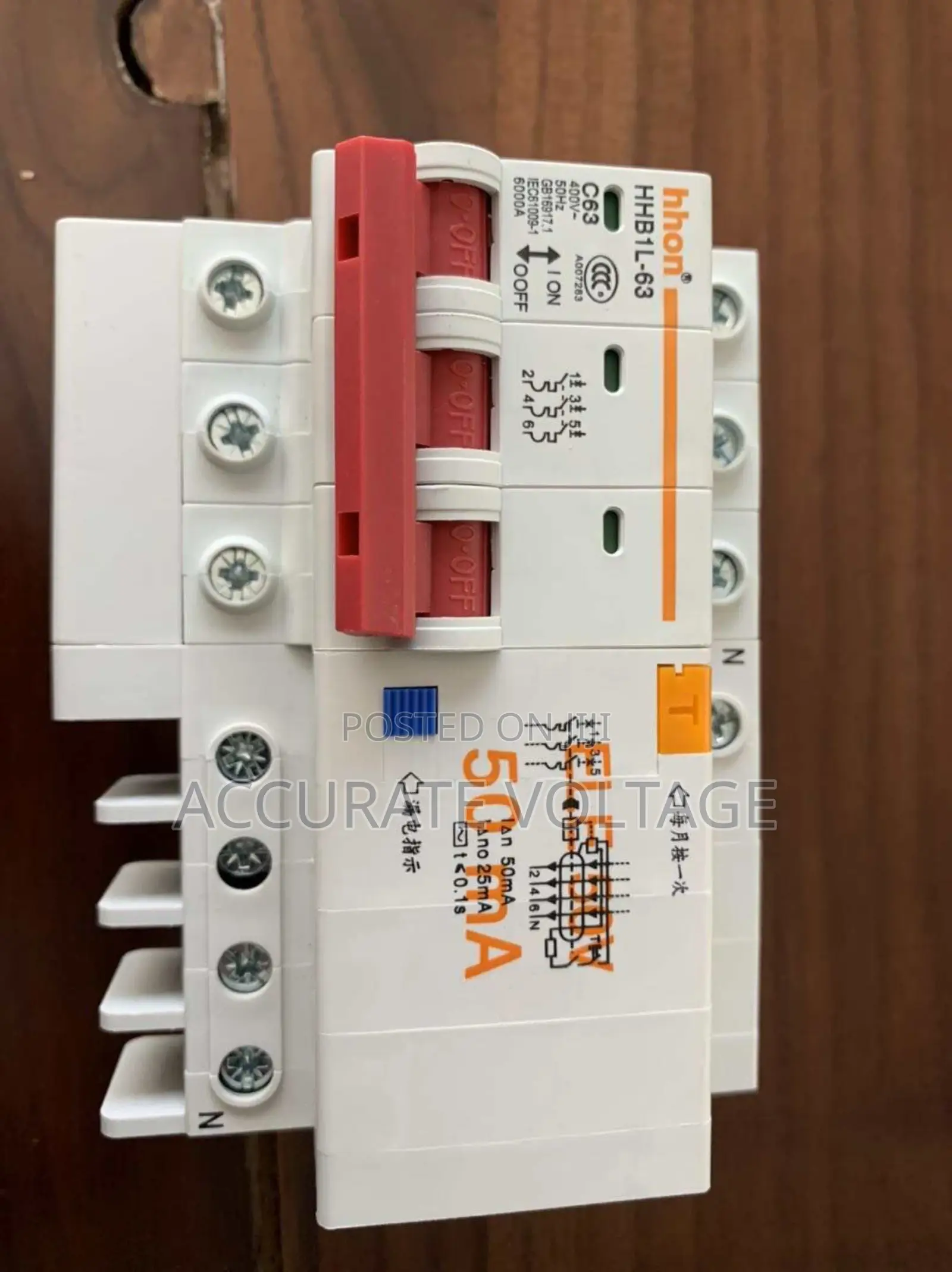 63a 3p 30ma Rcbo