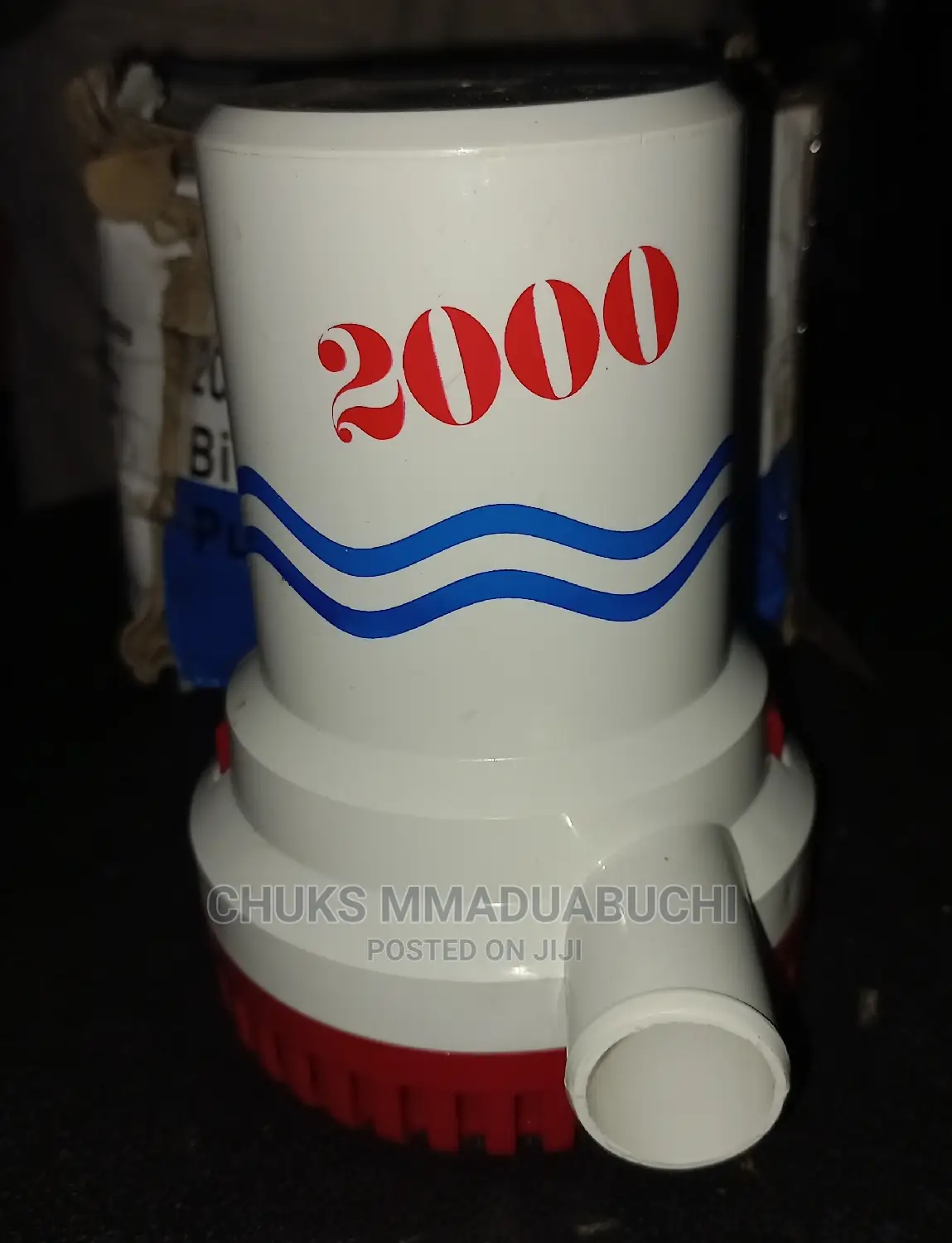 Bilge Pump 2000 GPH 12 Volt