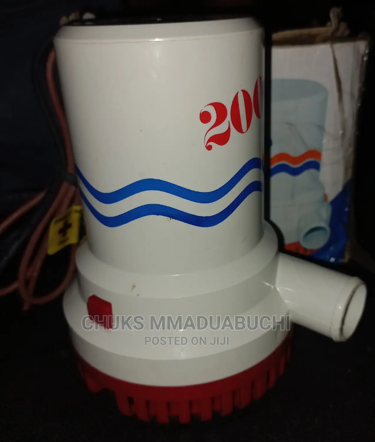 Bilge Pump 2000 GPH 12 Volt