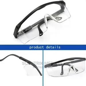 Dental Protective Eye Goggles Safety Glasses Blue Frame