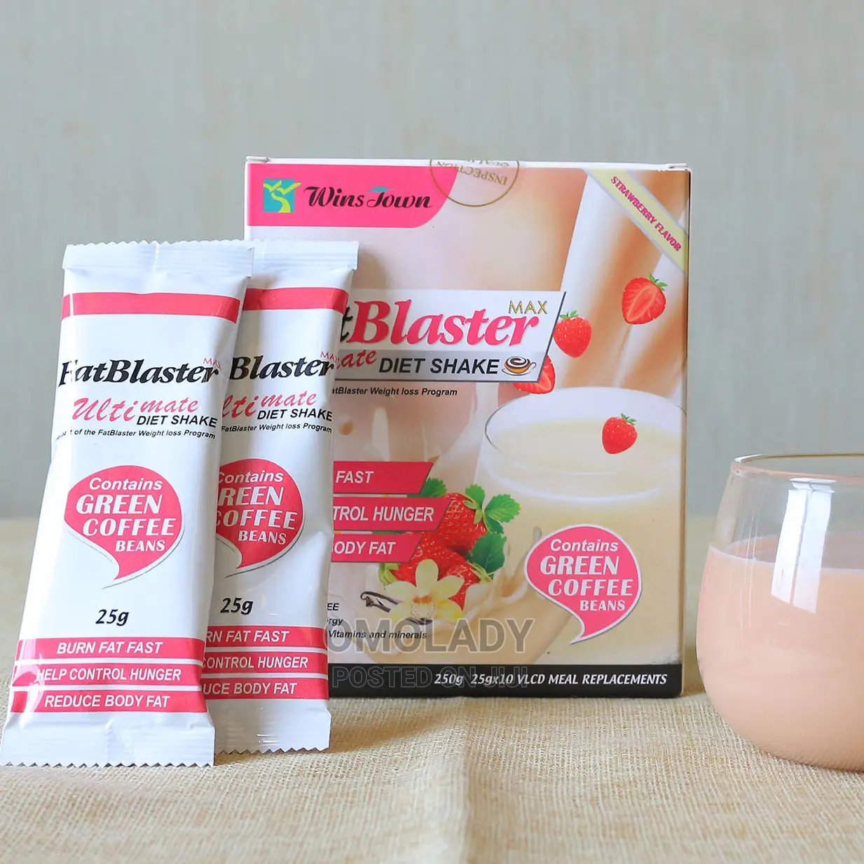 Fatblaster Ultimate Diet Shake - Strawberry Flavour - 250g