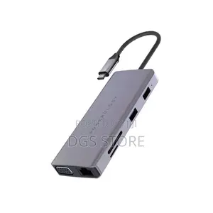 Powerology 11in1usb C Hub Ethernet Hdmi VGA