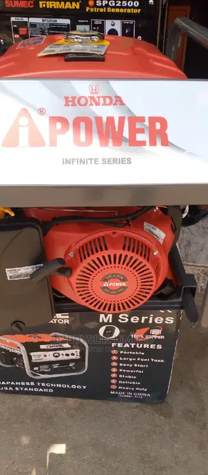 12kva Honda Petrol Generator Set, With Key and Manuel Start.