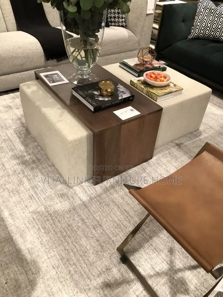Padded+ Detachable Wood Center Table