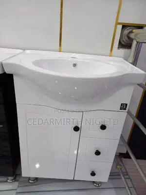 Happyhome White Cabinet Basin