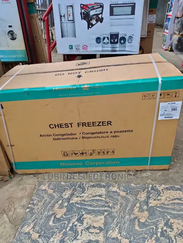 55dd Brand New HISENSE(FC55DD)420L Chest Freezer/External/Silver/ - LUBINA ...