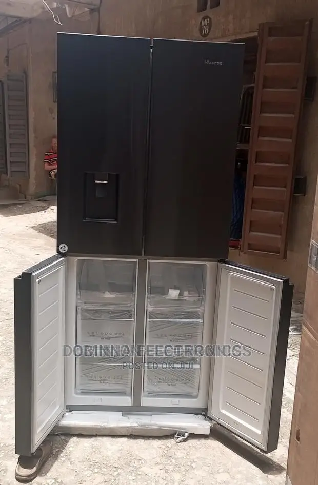 Brand New HISENSE 4doors Side by Side Fridge Water Dispenser