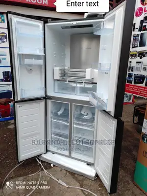 Brand New HISENSE Side By Side Fridge/External/Black Colour/