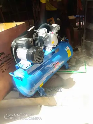 Blue Tank Air Compressor Machine