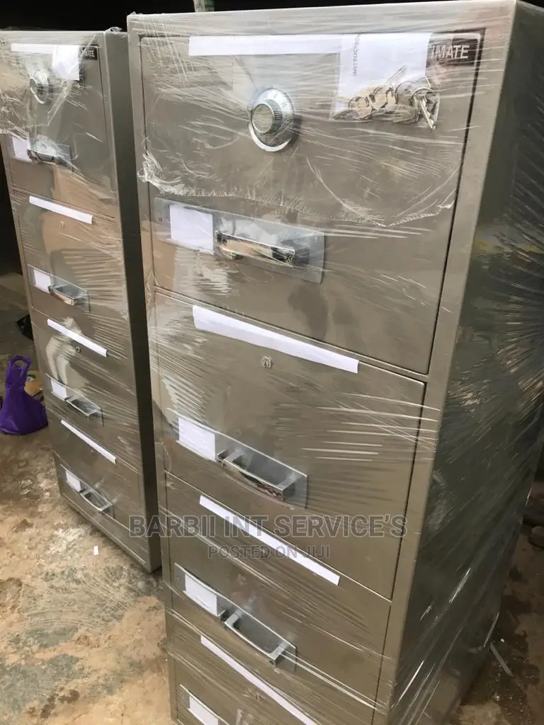 Four Drawer Fireproof Safes With Keys And Combination