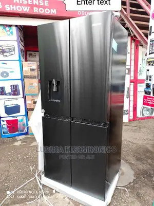 Brand New HISENSE Side by Side(Rq-56wcb)436L/Black/Dispenser