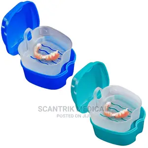Dental Bath Box False Teeth Storage Box With for Cleaning