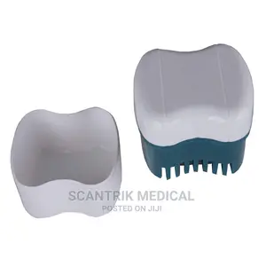 Denture Bath Case Cup Box Holder Storage