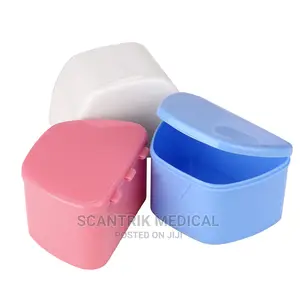Denture Box Container Tooth Storage Case False Teeth Rinsing