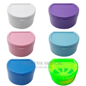 Medical Bath Box Organizer Dental False Teeth Storage