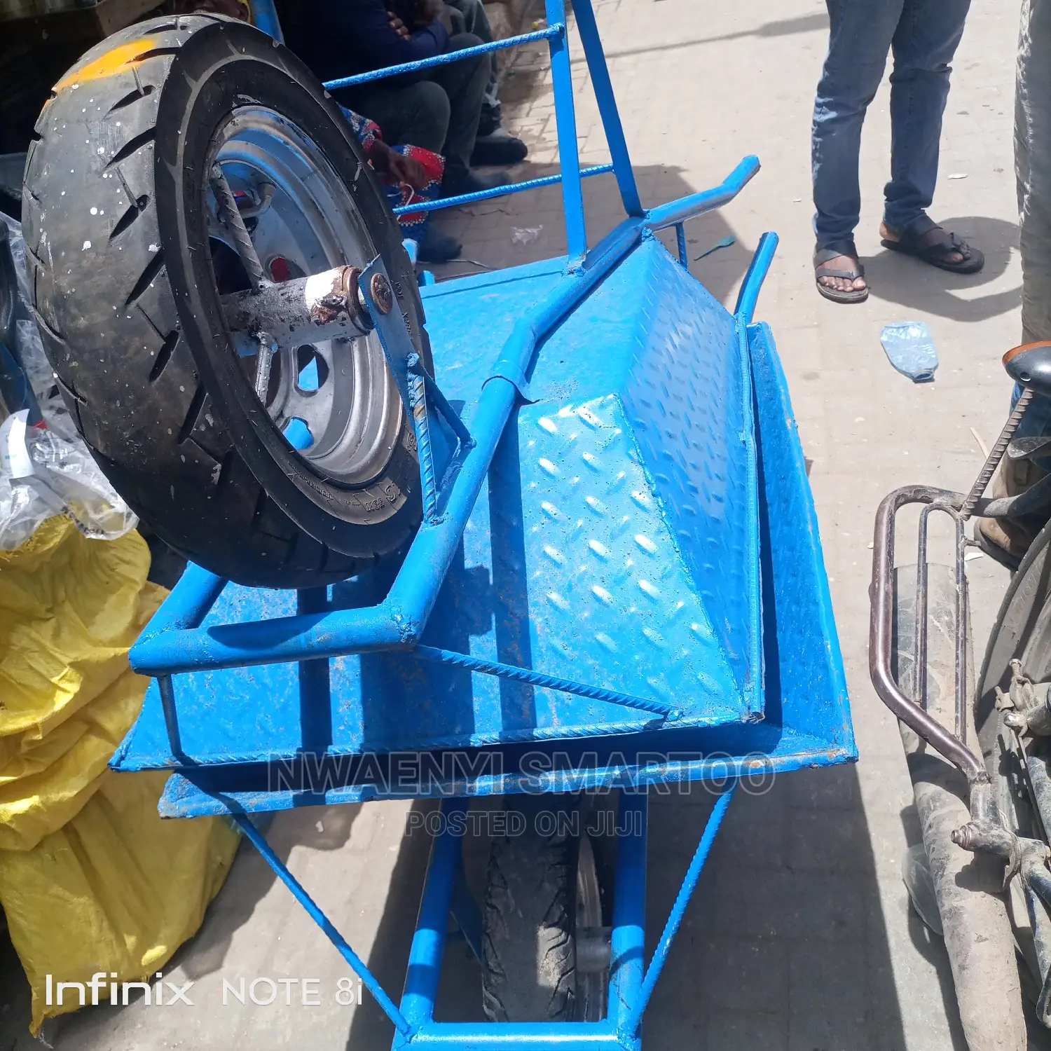Fabricated Wheelbarrow