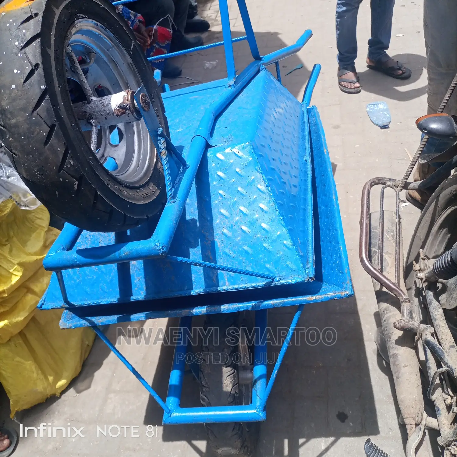Fabricated Wheelbarrow