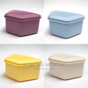 Plastic Orthodontic Retainer Box for Braces Earrings Storage