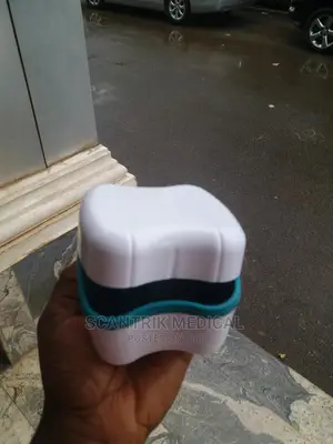 Denture Box Retainer Case Holder Dental Teeth Denture Bath