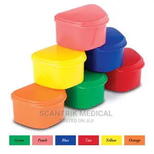 Retainer Case Holder Dental Teeth Denture Bath Cup