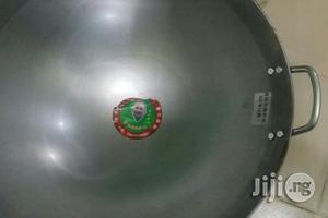 Industral Stainless Steel Induction Wolk Frying Pan 34cm