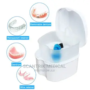 Plastic Denture Case Mouthguard Container Tooth Storage Box