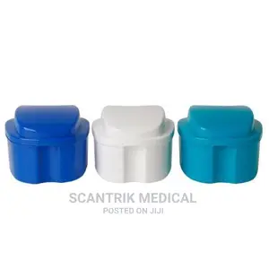 Plastic Teeth Storage Box With Basket Net Holder for Travel